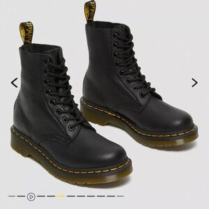 Dr. Martens Black Lace-Up Leather Boots